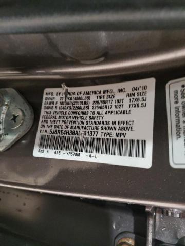 2010 HONDA CR-V LX - 5J6RE4H38AL061377