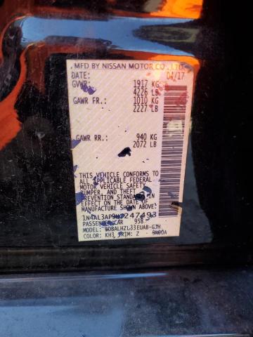 2017 NISSAN ALTIMA 2.5 #3278561958