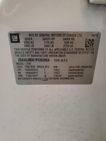 2015 GMC TERRAIN SL - 2GKALMEK1F6360864