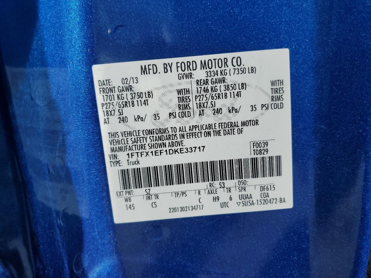 FORD F-150 SUPER CAB