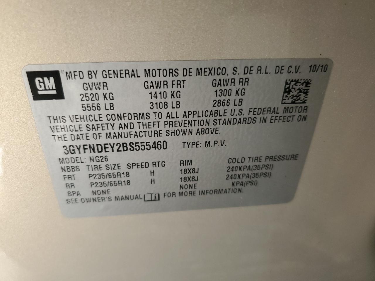 CADILLAC SRX LUXURY COLLECTION