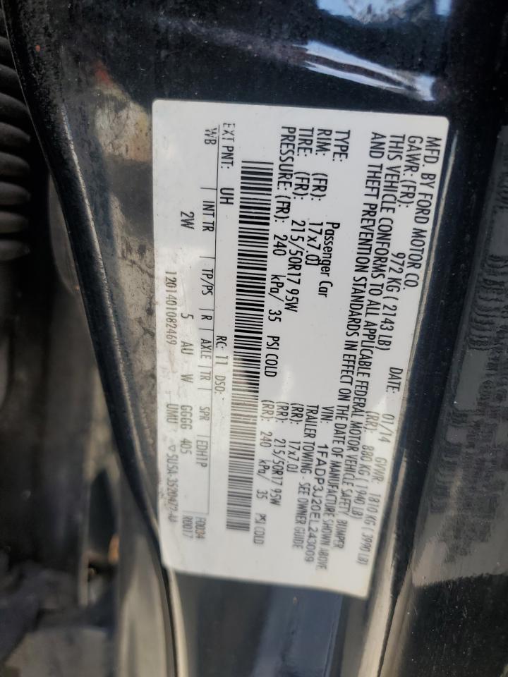 Lot #3263694708 2014 FORD FOCUS TITA