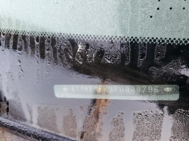 2015 TOYOTA CAMRY LE 4T1BF1FK3FU988796