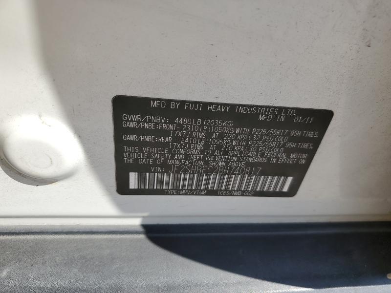 2011 SUBARU FORESTER L - JF2SHBEC2BH740817