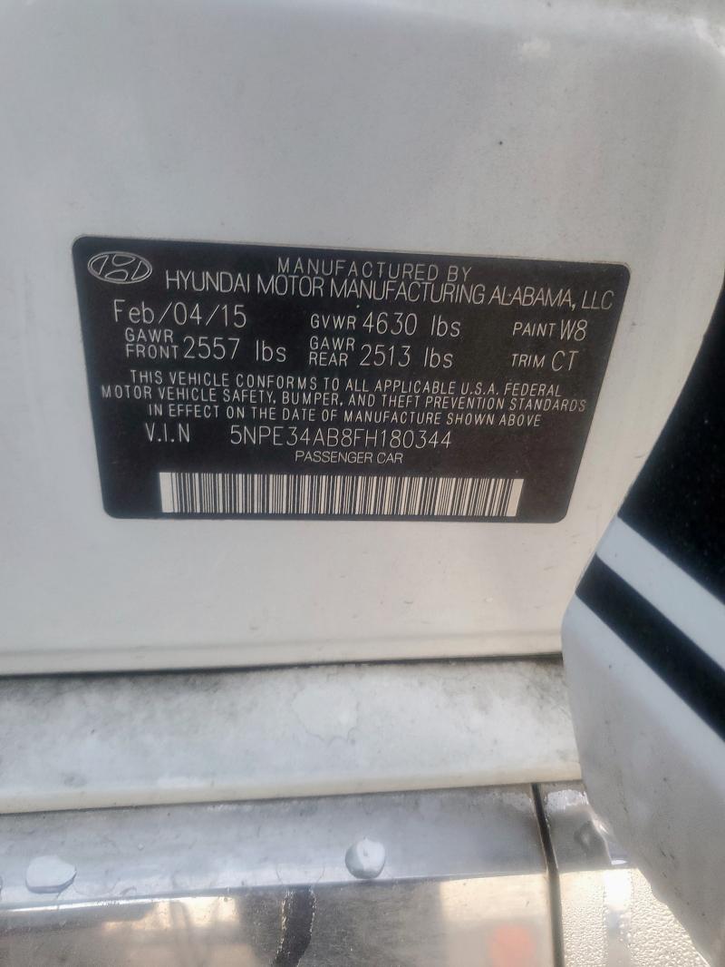 2015 HYUNDAI SONATA SPO - 5NPE34AB8FH180344