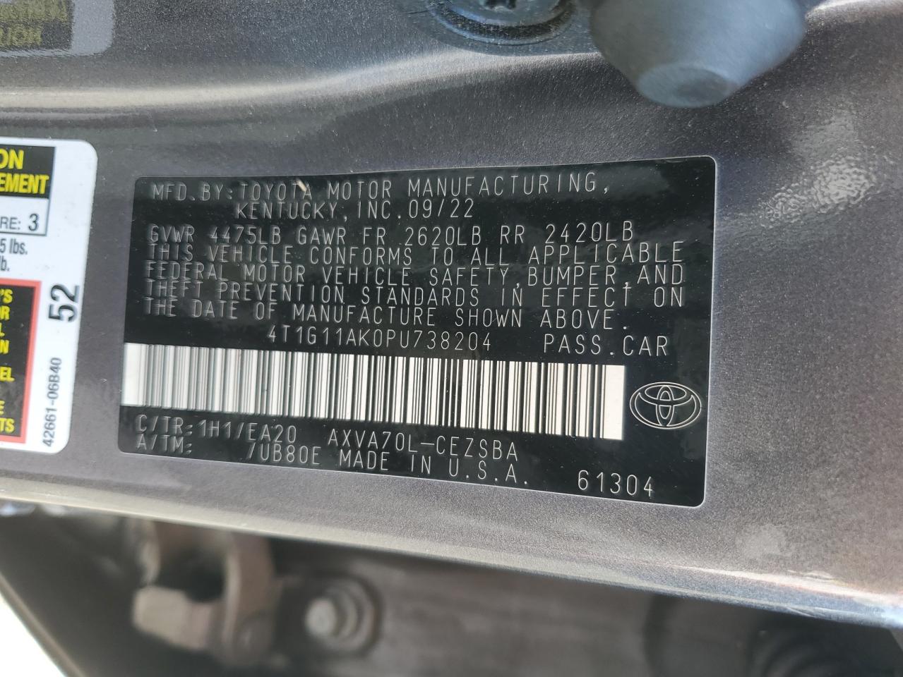 TOYOTA CAMRY SE NIGHT SHADE