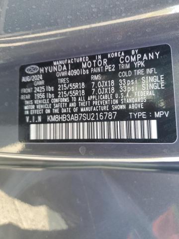 2025 HYUNDAI KONA SEL KM8HB3AB7SU216787