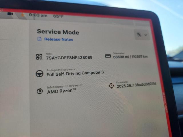 2022 TESLA MODEL Y #3284574348