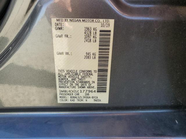 2020 NISSAN ALTIMA SR - 1N4BL4CV2LC177964