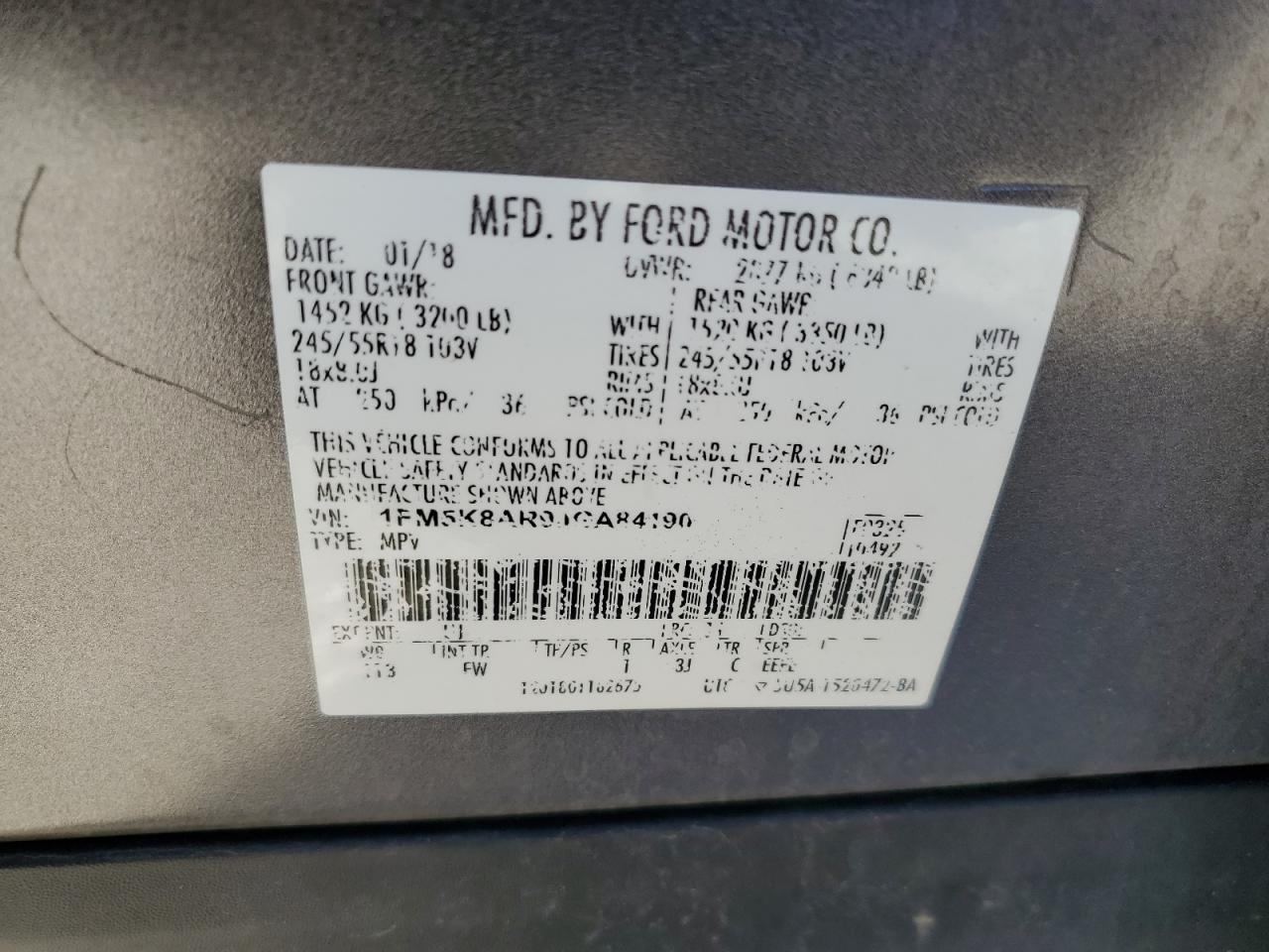 FORD EXPLORER POLICE INTERCEPTOR