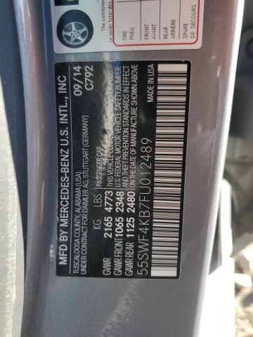 2015 MERCEDES-BENZ C 300 4MAT - 55SWF4KB7FU012489