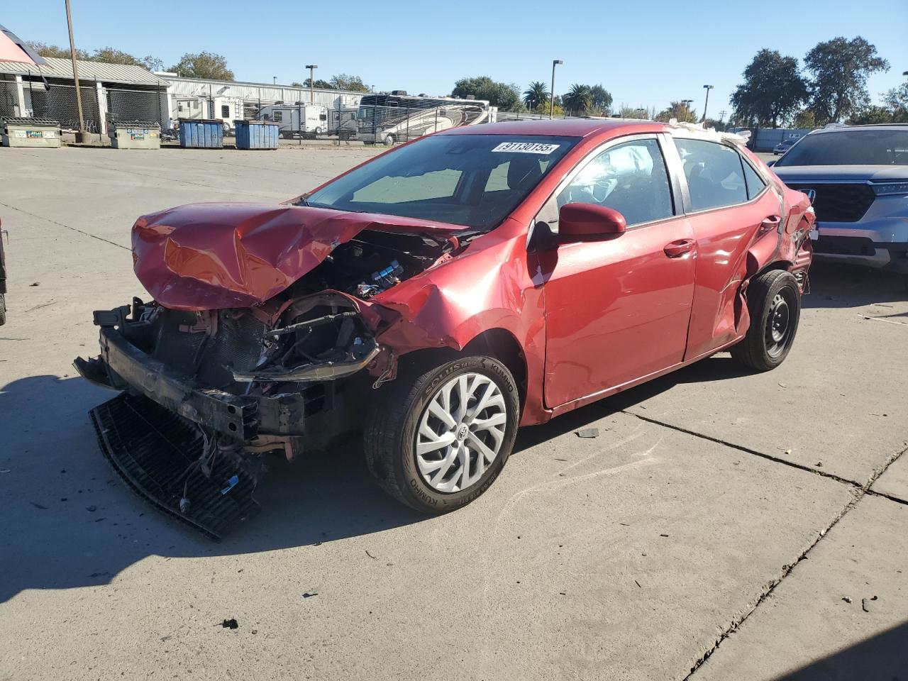Lot #3309182647 2018 TOYOTA COROLLA L