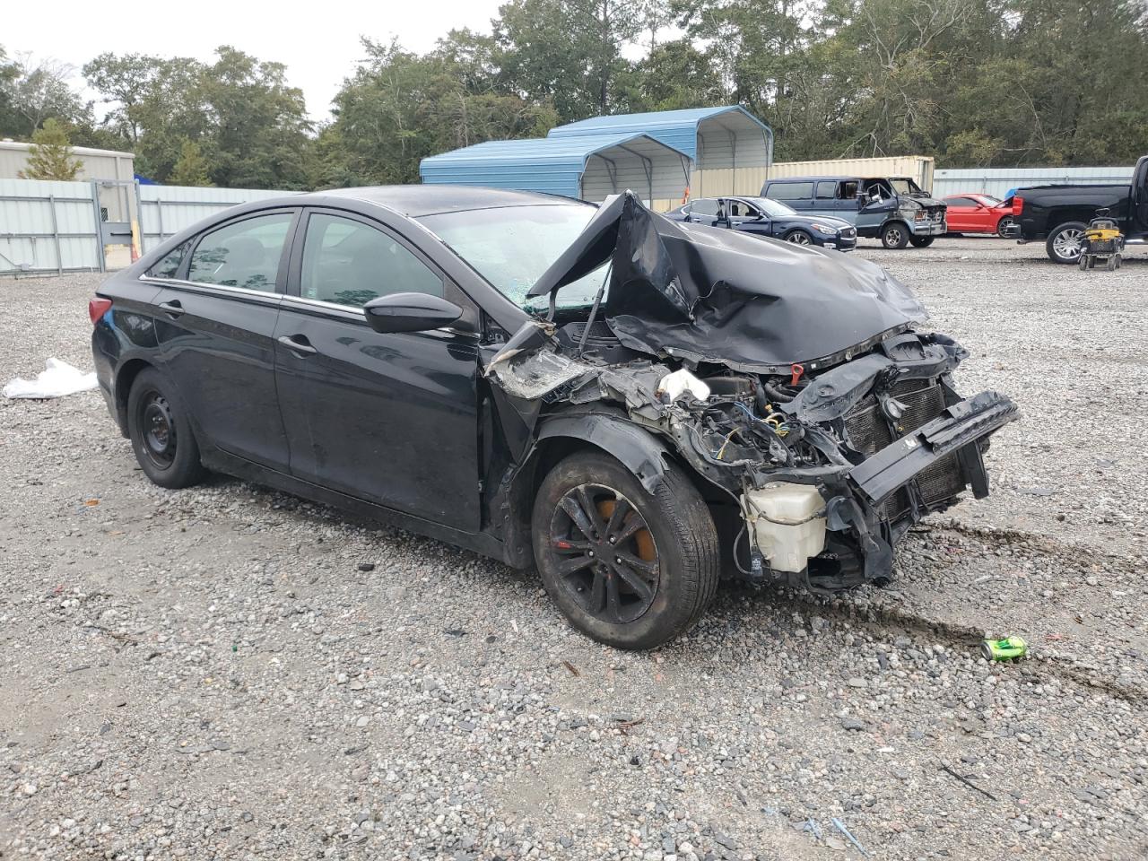 Lot #3309632056 2013 HYUNDAI SONATA GLS