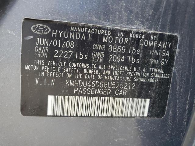 2008 HYUNDAI ELANTRA GL #3270006984