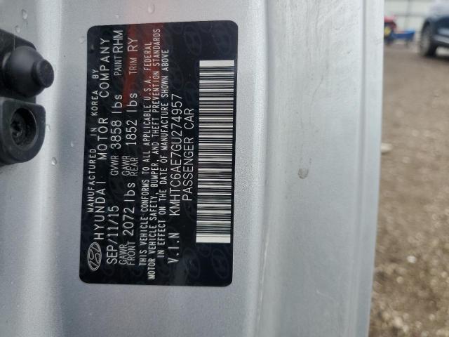 2016 HYUNDAI VELOSTER T KMHTC6AE7GU274957