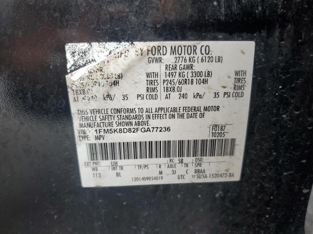 2015 FORD EXPLORER XLT #3302823923