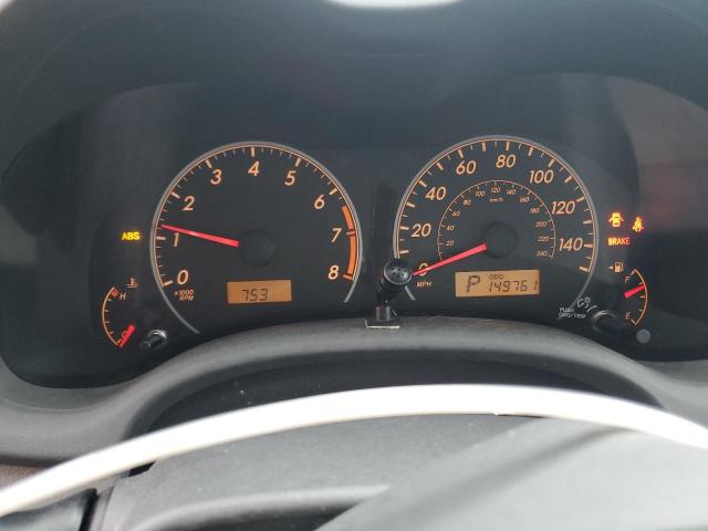 2009 TOYOTA COROLLA BA #3284138564