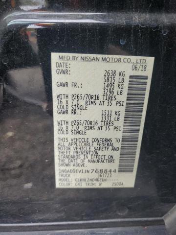 2018 NISSAN FRONTIER S 1N6AD0EV1JN768844