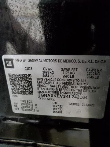 2019 CHEVROLET EQUINOX LT #3284679349