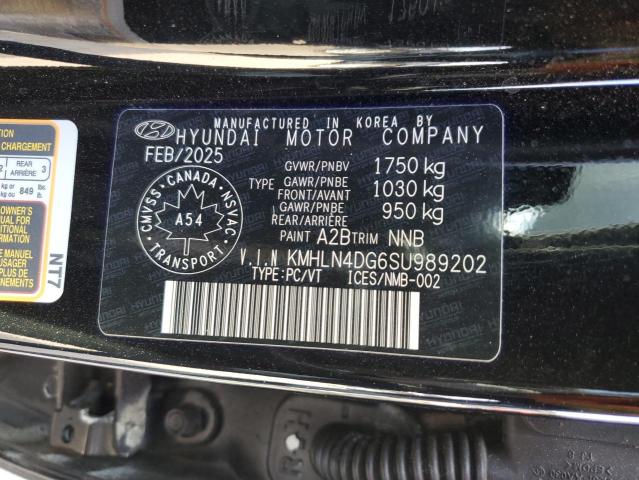 2025 HYUNDAI ELANTRA LU - KMHLN4DG6SU989202