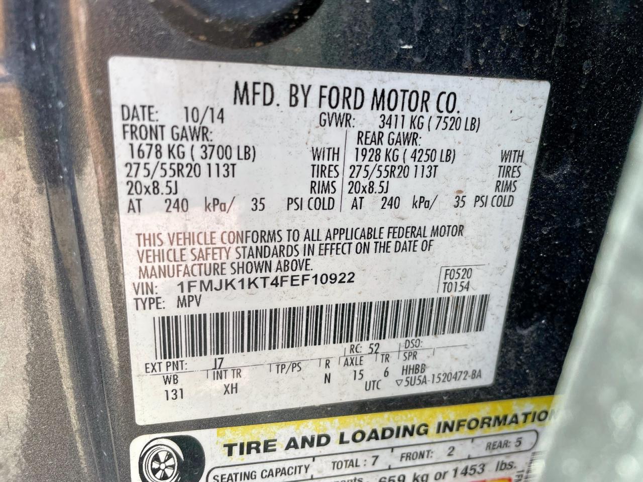 FORD EXPEDITION EL LIMITED