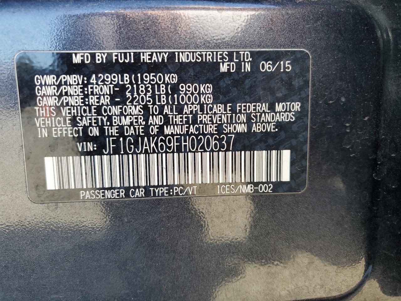 SUBARU IMPREZA PREMIUM PLUS