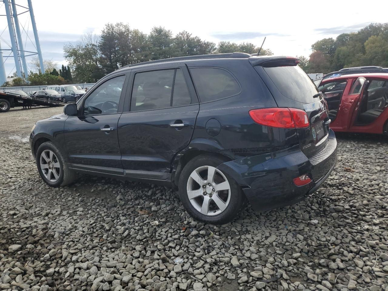 Lot #3278786615 2008 HYUNDAI SANTA FE S