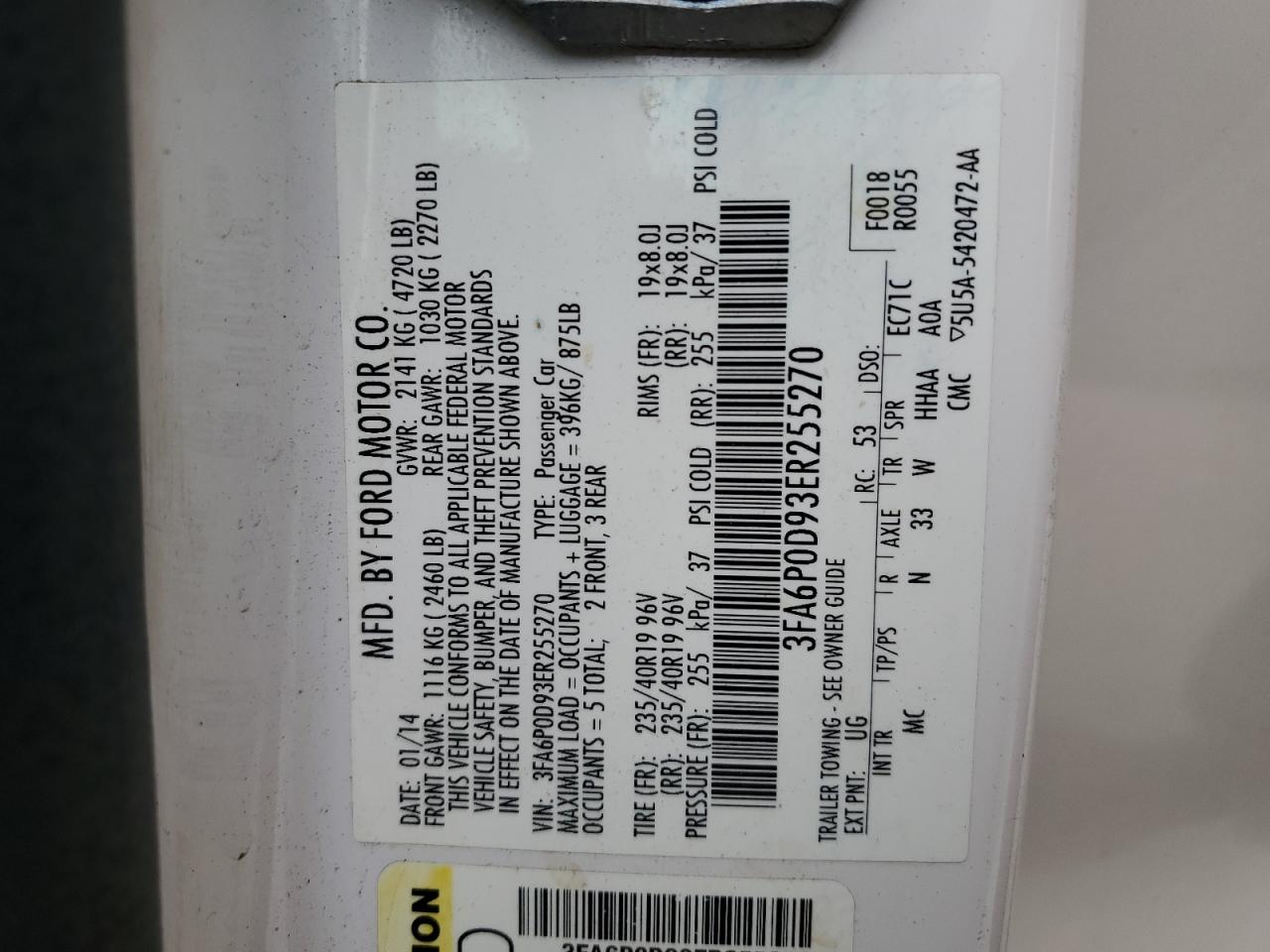 FORD FUSION TITANIUM