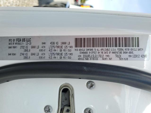 2020 RAM 2500 LONGH 3C6UR5JL5LG117612