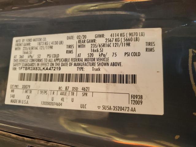 2020 FORD TRANSIT #3311480241