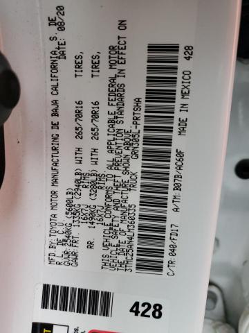 2020 TOYOTA TACOMA DOU - 3TMCZ5AN4LM360335