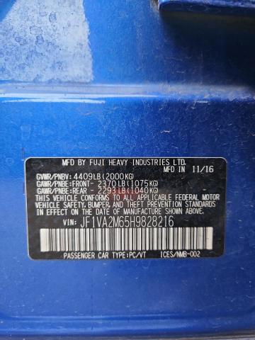 2017 SUBARU WRX STI #3282702286