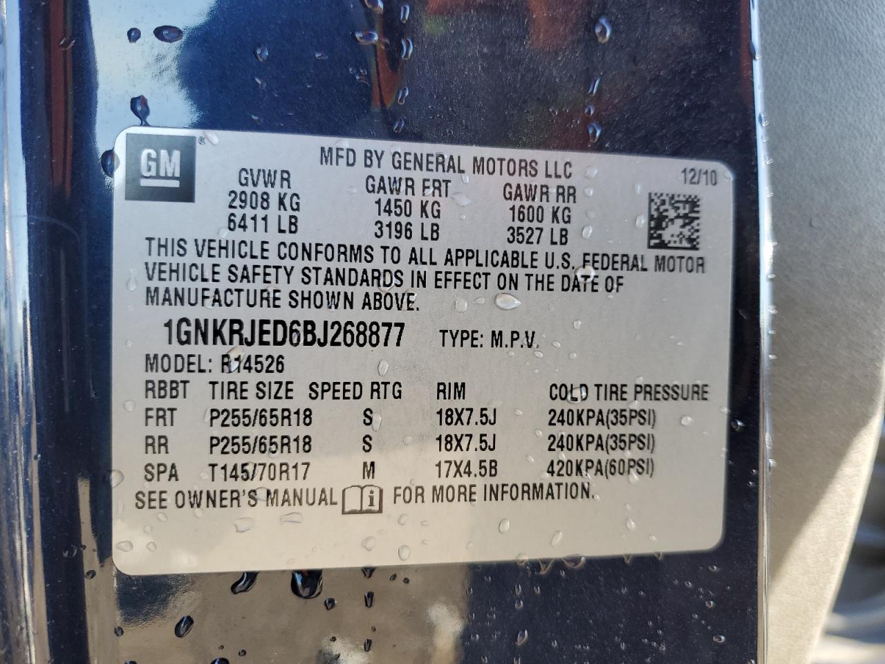 CHEVROLET TRAVERSE LT