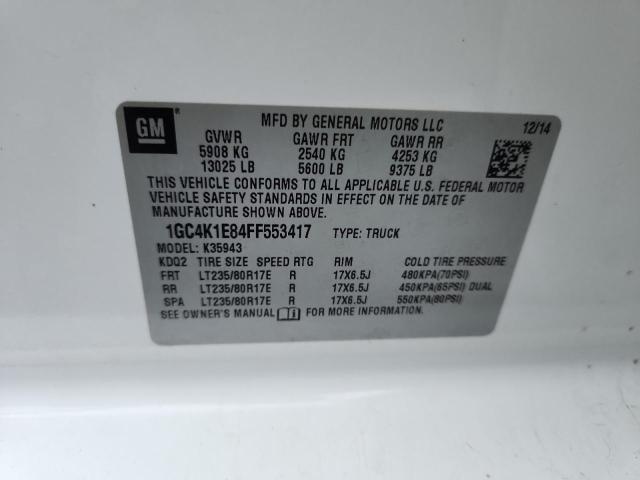 2015 CHEV SILVERADO 3500 HD PO #3301793336