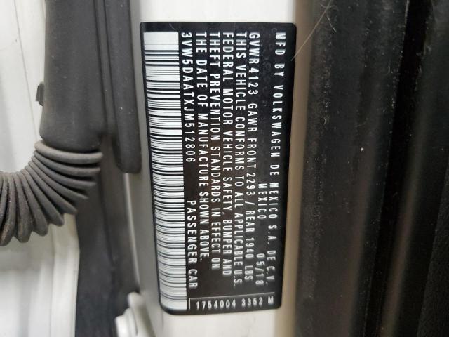 2018 VOLKSWAGEN BEETLE S 3VW5DAATXJM512806