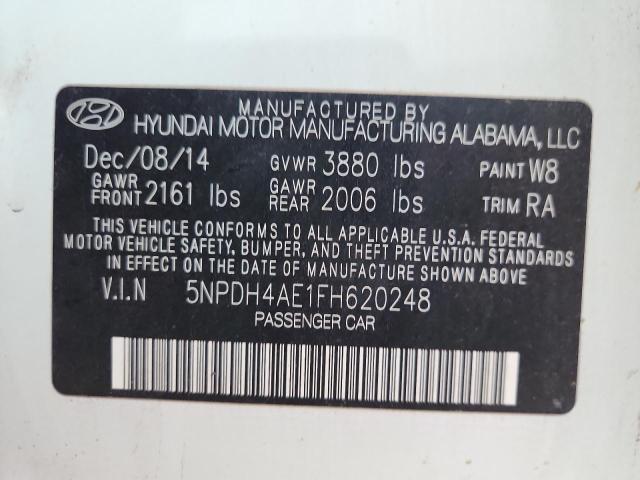 2015 HYUNDAI ELANTRA SE - 5NPDH4AE1FH620248