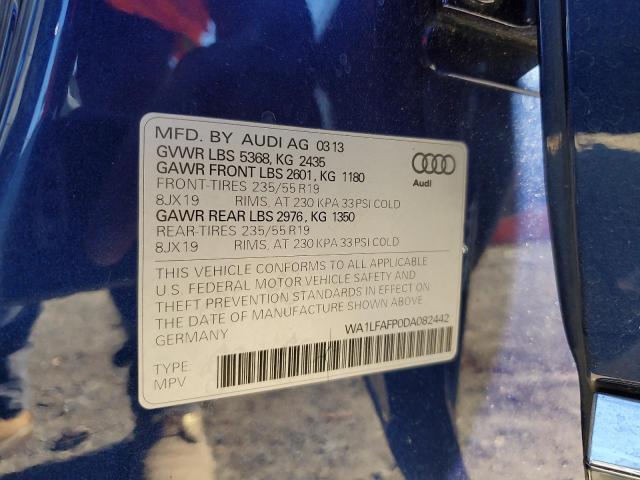 2013 AUDI Q5 PREMIUM - WA1LFAFP0DA082442