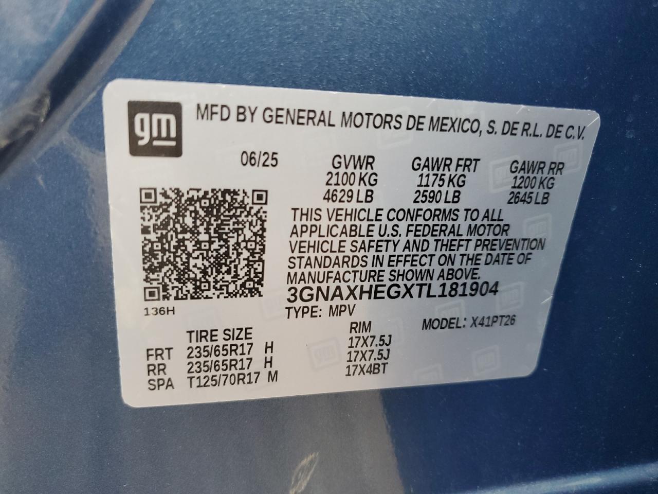 CHEVROLET EQUINOX LT