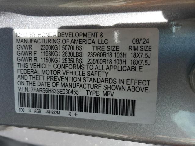 2025 HONDA CR-V SPORT - 7FARS6H83SE030455