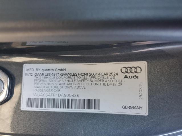 2013 AUDI RS5 - WUAC6AFR1DA900836
