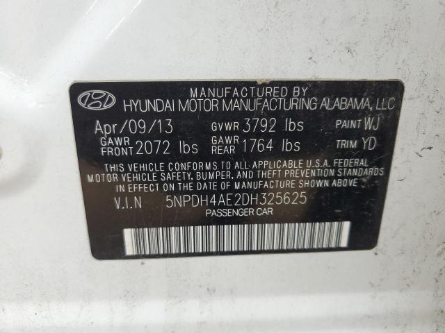 2013 HYUNDAI ELANTRA GLS - 5NPDH4AE2DH325625