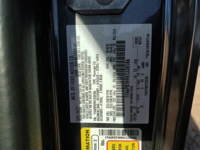 2017 FORD MUSTANG - 1FA6P8TH9H5338586