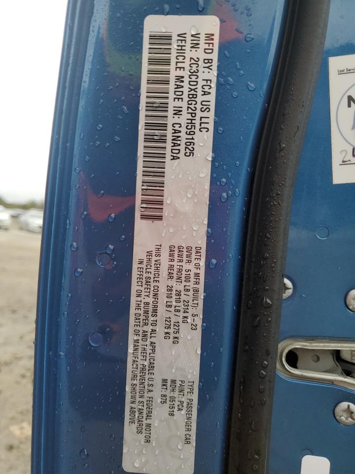 Lot #3305388322 2023 DODGE CHARGER SX