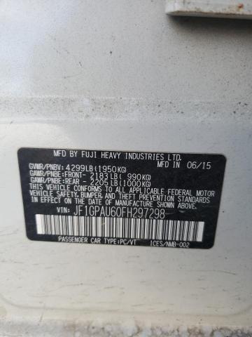 2015 SUBARU IMPREZA SPORT JF1GPAU60FH297298