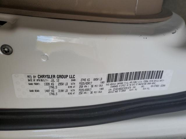 2012 VOLKSWAGEN ROUTAN SE - 2C4RVABG6CR391870