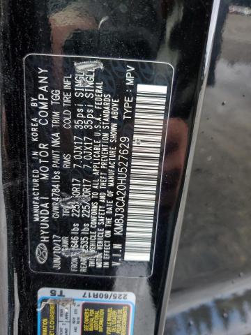 2017 HYUNDAI TUCSON LIM KM8J3CA20HU527629