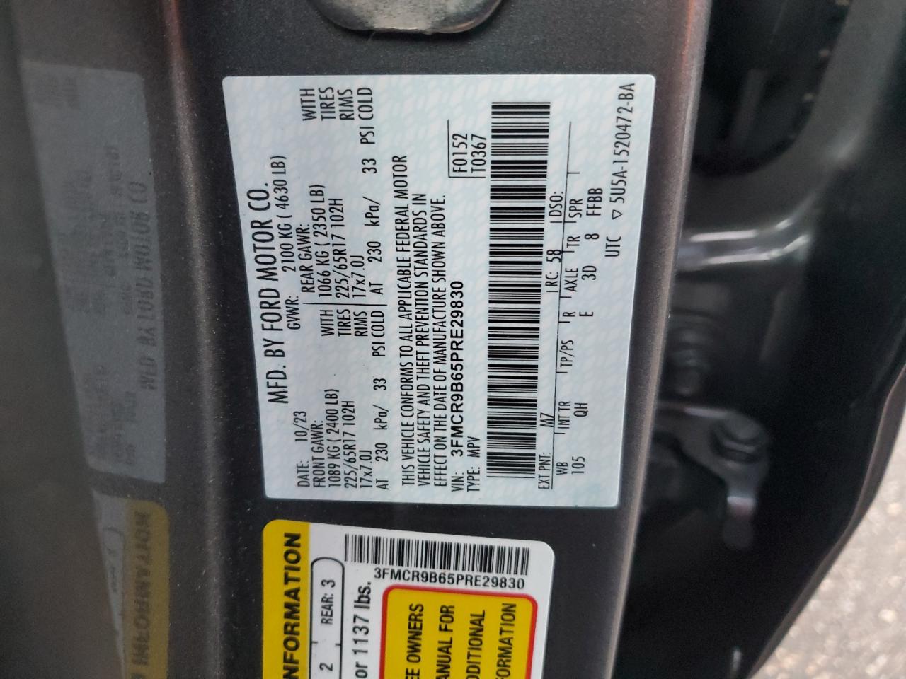 FORD BRONCO SPORT BIG BEND