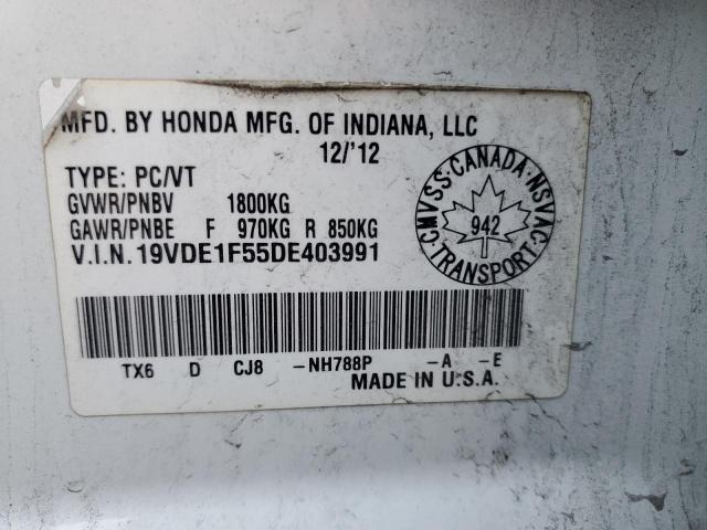 2013 ACURA ILX 20 PRE - 19VDE1F55DE403991