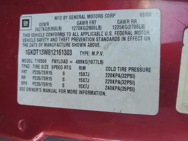 2001 GMC JIMMY #3291731230