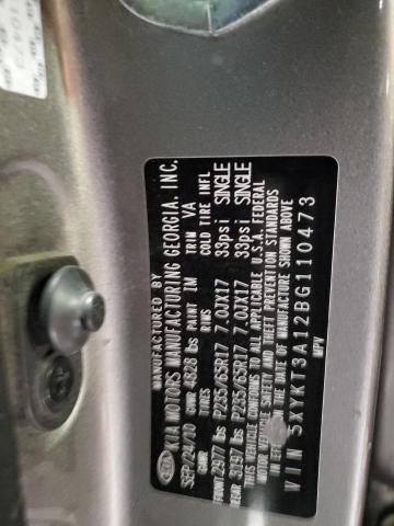 2011 KIA SORENTO BA - 5XYKT3A12BG110473